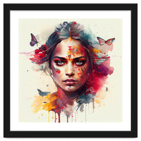 Festival Butterflies Hindu Portrait