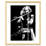 Ian Anderson British Musician Legend in Grayscale thumbnail