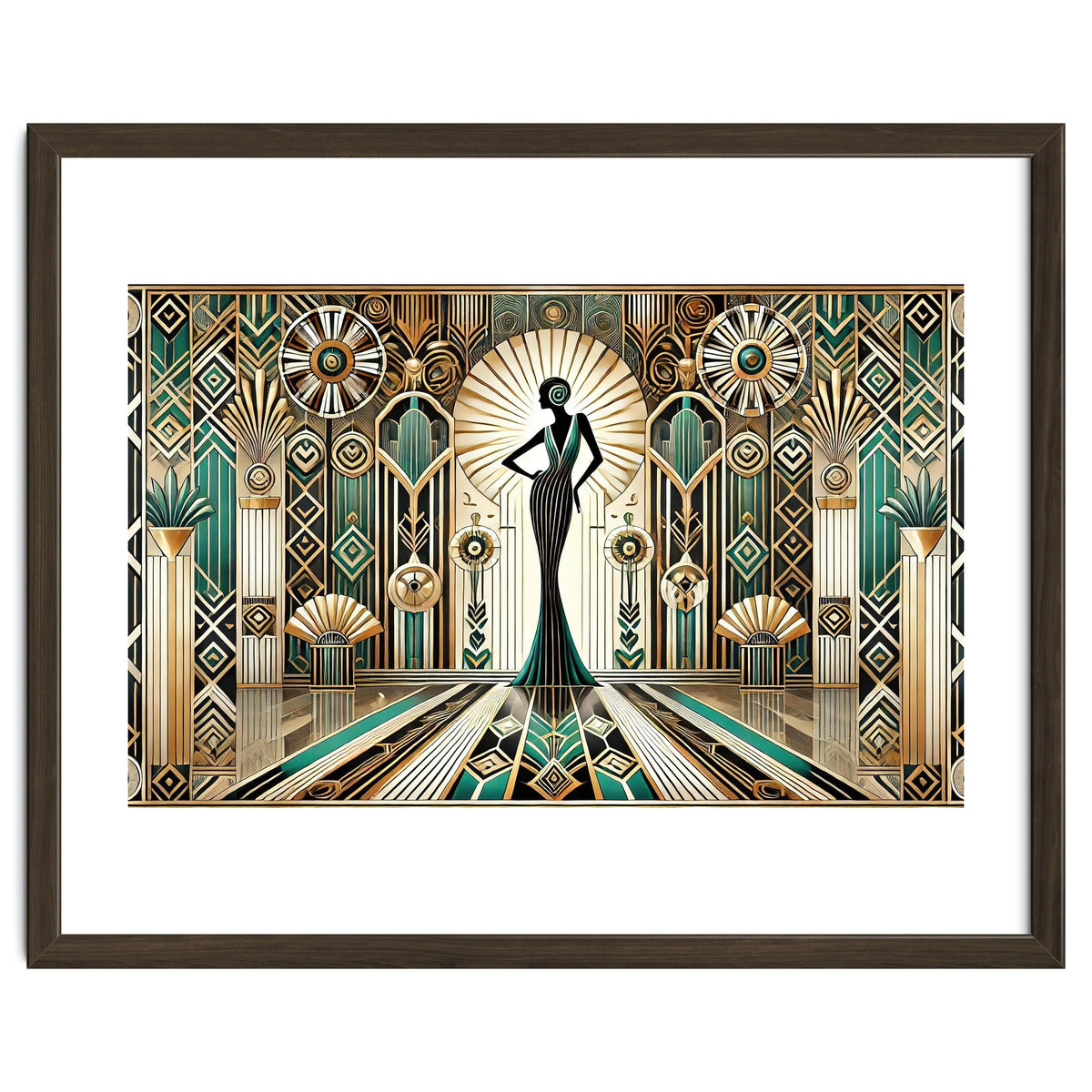 Art Deco Glamour Woman