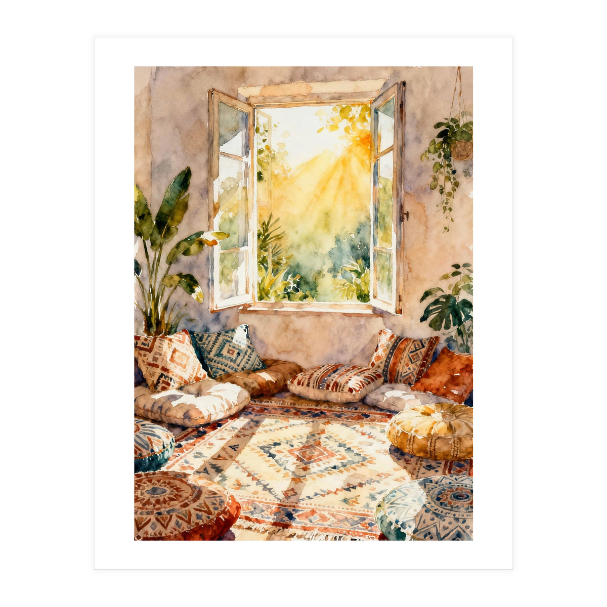 Matisse Inspired Livingroom (Print Only)