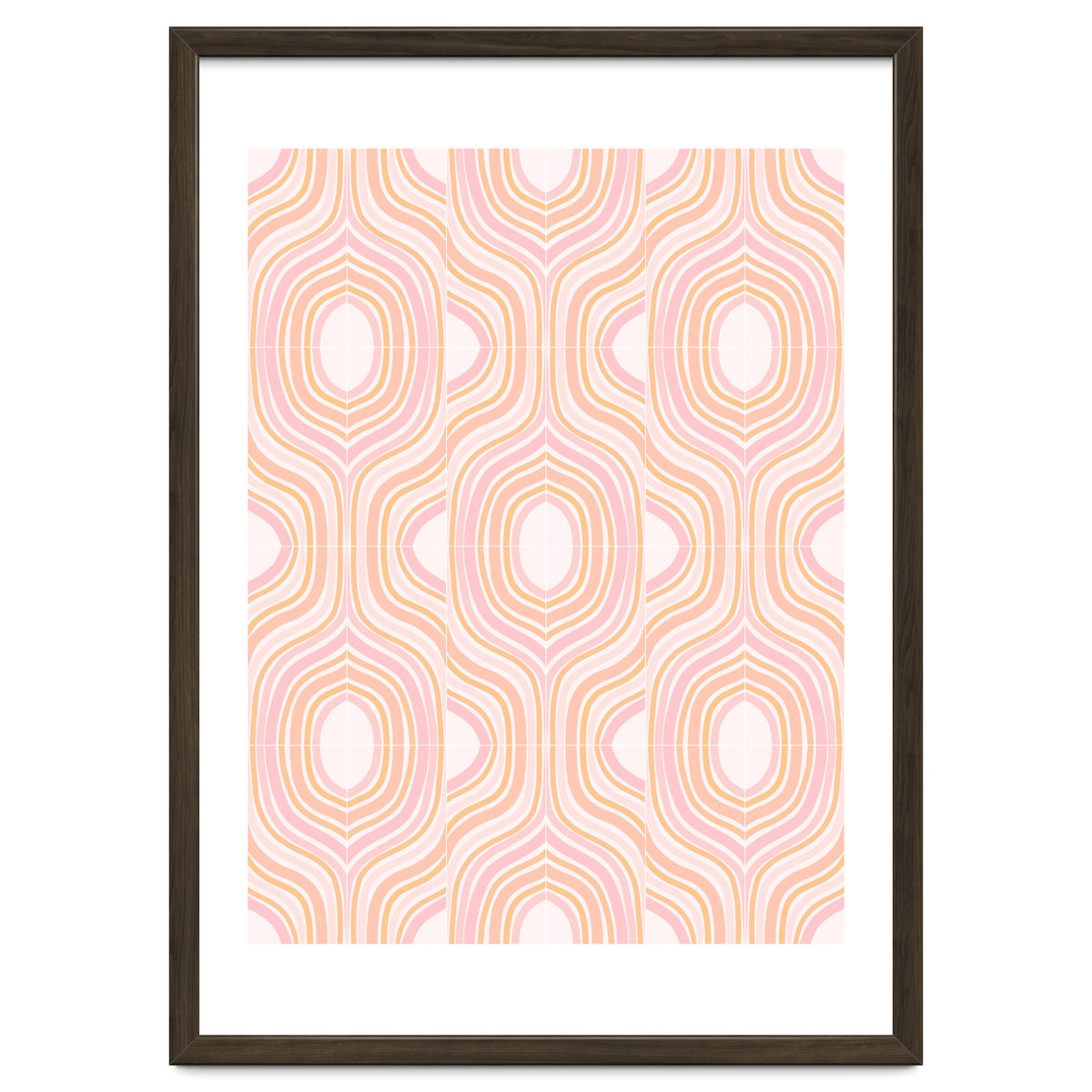 Peachy Marbled Tiles