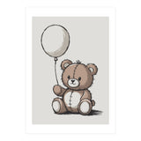 Cute Teddy Bear (Print Only) thumbnail