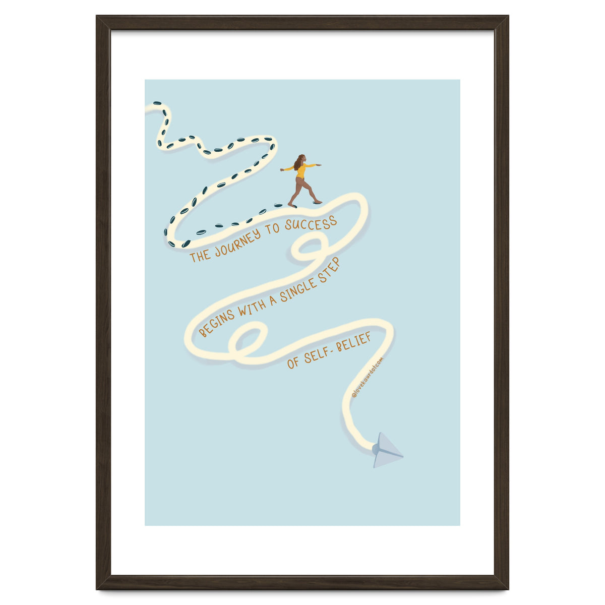 The Journey To Success Begins With A Single Step Of Self-Belief