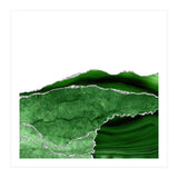 Green & Silver Agate Texture 10  (Print Only) thumbnail