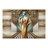 Gatsby Woman Art Deco Scene (Print Only) thumbnail