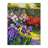 Sun-Drenched Secret Garden Oil Painting (Print Only) thumbnail