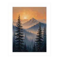 Ethereal Alpine Glow (Print Only)