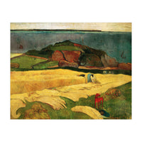 Paul Gauguin / 'Seaside Harvest', 1890, Oil on canvas, 92 × 73 cm. (Print Only)