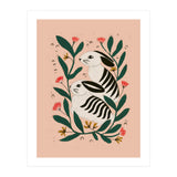 Hares Among Flowers (Print Only) thumbnail