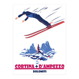 Ski Jump At Cortina Di Ampezzo (Print Only) thumbnail