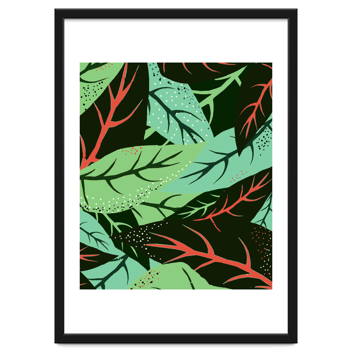 The Dark Jungle | Mystery Eclectic Forest | Maximalist Rainforest Nature Botanical Plants