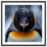 Close Up King Penguin In The Snow thumbnail