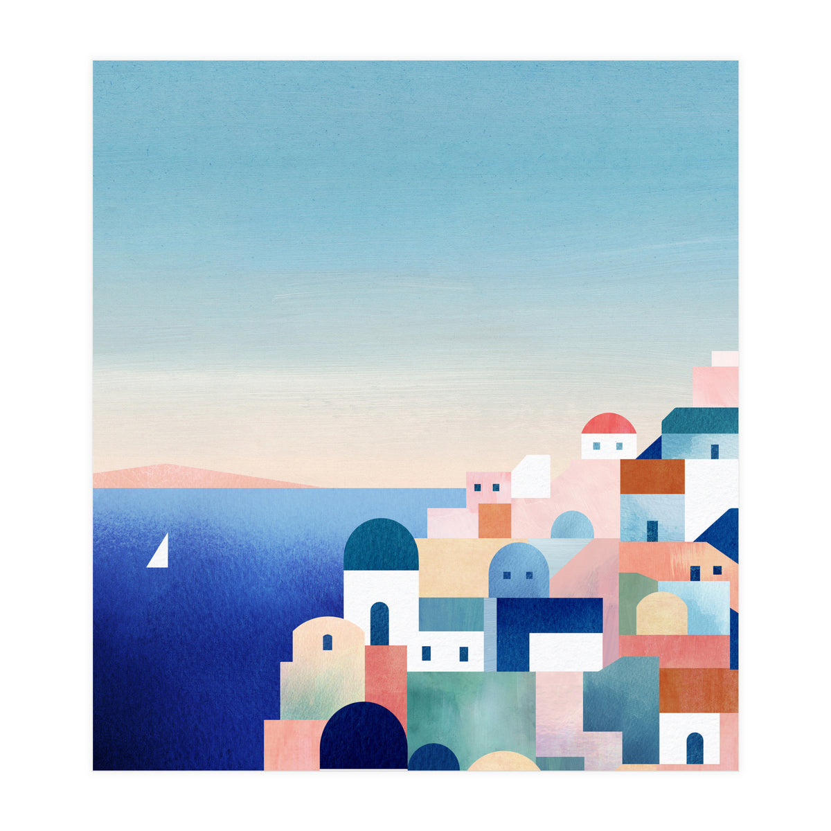 Santorini (Print Only)