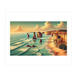 Vintage Australia, Great Ocean Road Poster (Print Only) thumbnail