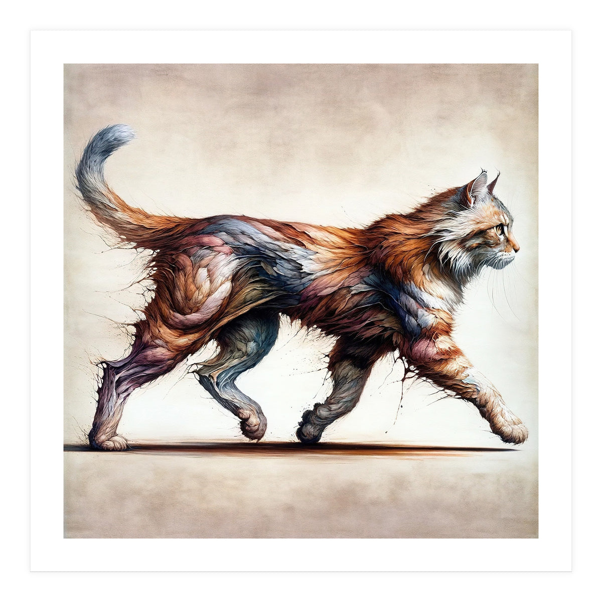 Powerful Cat (Print Only)