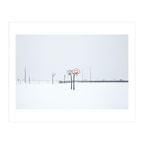 Snow-covered Basketball court (Print Only) thumbnail