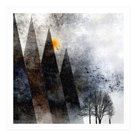Trees Under Magic Mountains 7-D (Print Only)