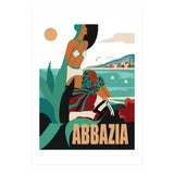 Abbazia, Two Ladies on a Drive (Print Only) thumbnail