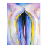 Georgia O’Keeffe – Grey Line with Black, Blue and Yellow (1923) | Elegant Abstract Modernist Composition with Bold Color Contrast (Print Only) thumbnail