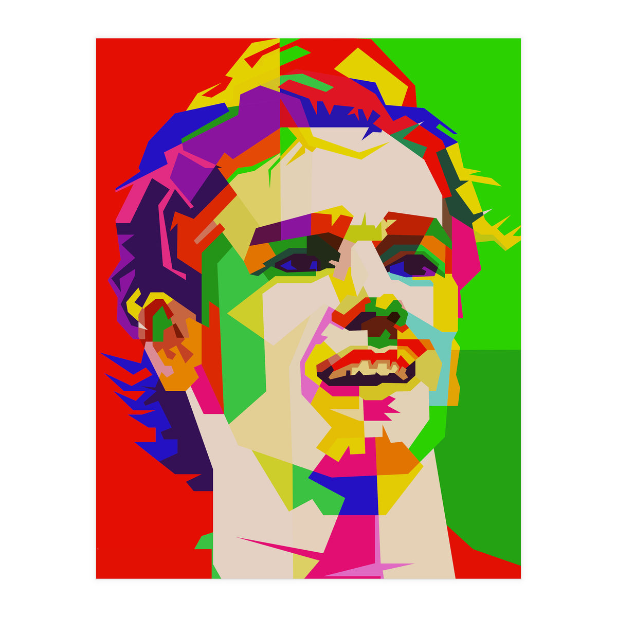 Anthoine Griezman Super Soccer Pop Art WPAP (Print Only)