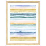 Relaxing Calm Stripes Blue Yellow thumbnail