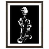 Rahsaan Roland Kirk Jazz Music Legend in Grayscale thumbnail