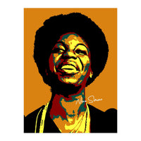Nina Simone Music Legend in Pop Art (Print Only)
