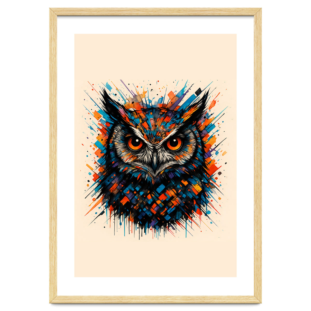 Owl Animal Watercolor