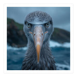 Majestic Albatross Facing Camera Over Ocean (Print Only) thumbnail