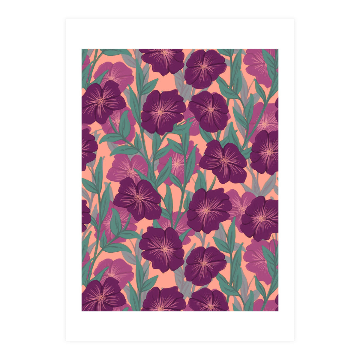 Bold Bloom Purple (Print Only)