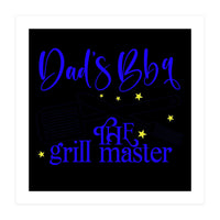 Dads Bbq The Grill Master  (Print Only)