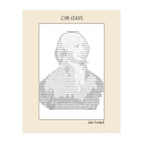 John Adams – John Trumbull (ascii Art) (Print Only) thumbnail