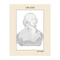John Adams – John Trumbull (ascii Art) (Print Only)