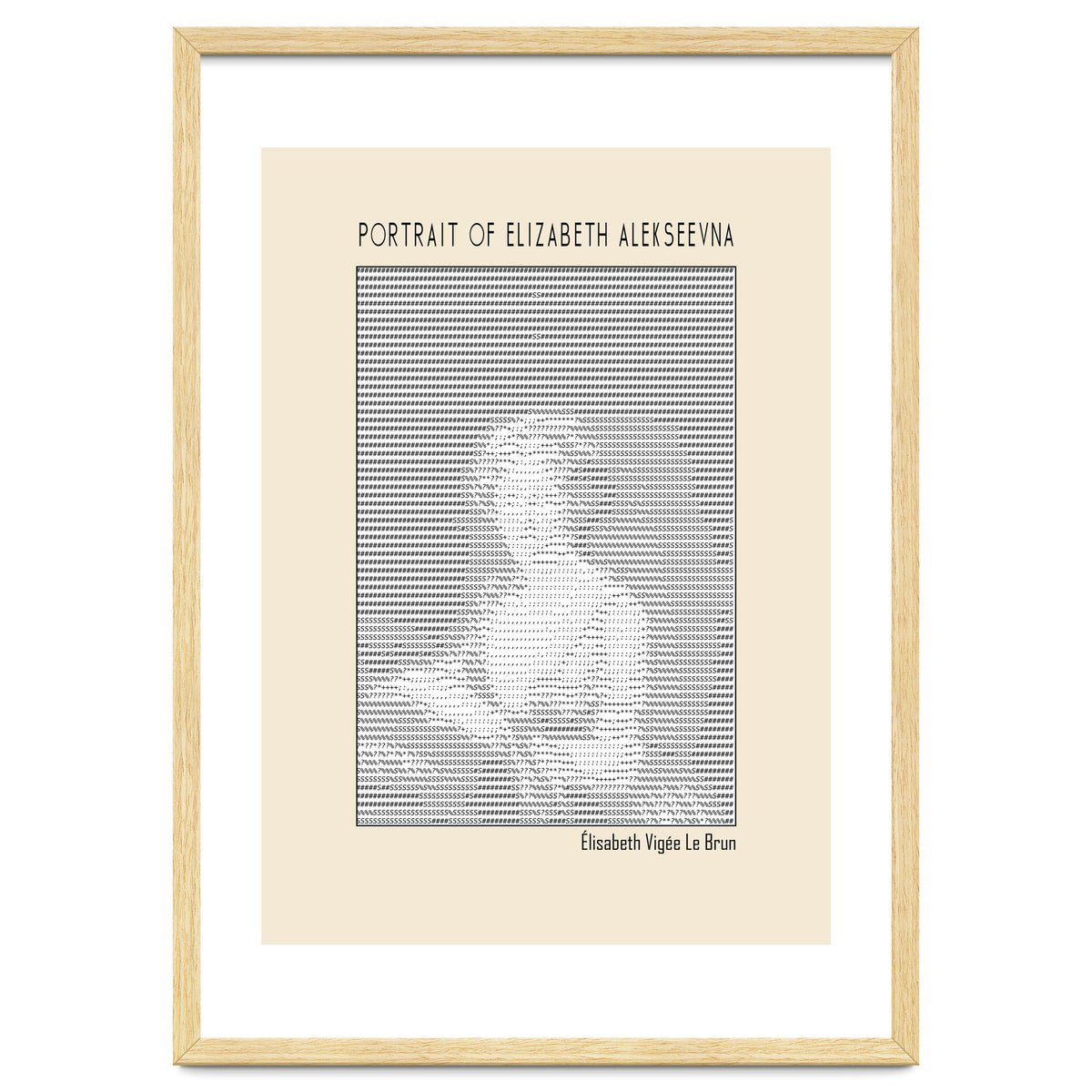 Portrait Of Elizabeth Alekseevna Wife Emperor Alexander I