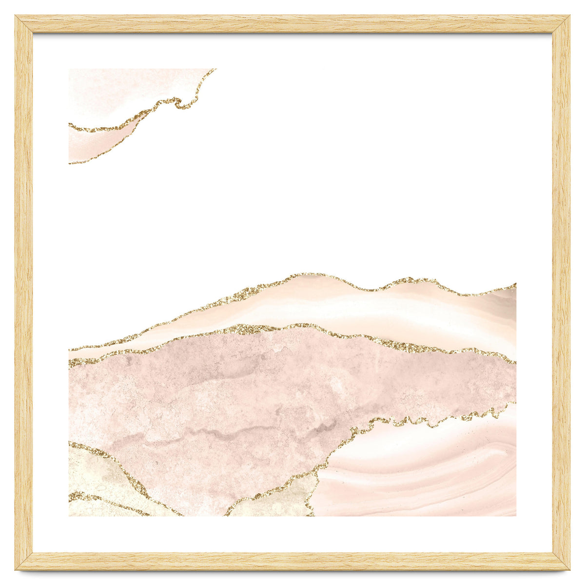 Ivory & Gold Agate Texture 08