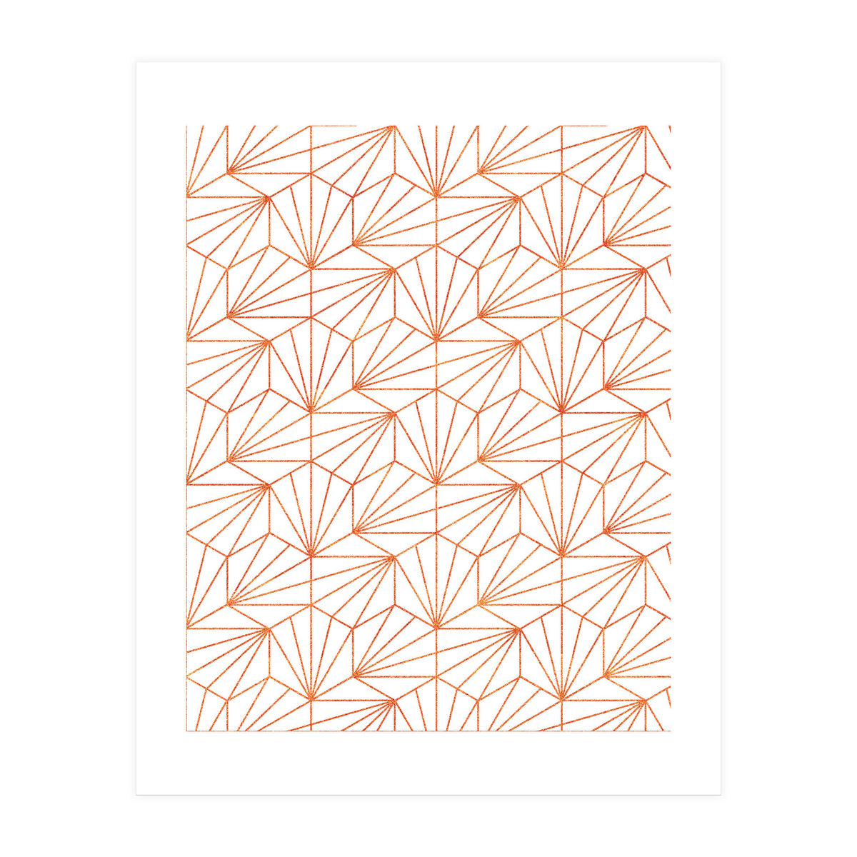 Rose Gold And White (Print Only)