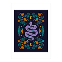 Mystical Series - Purple Snake (Print Only)