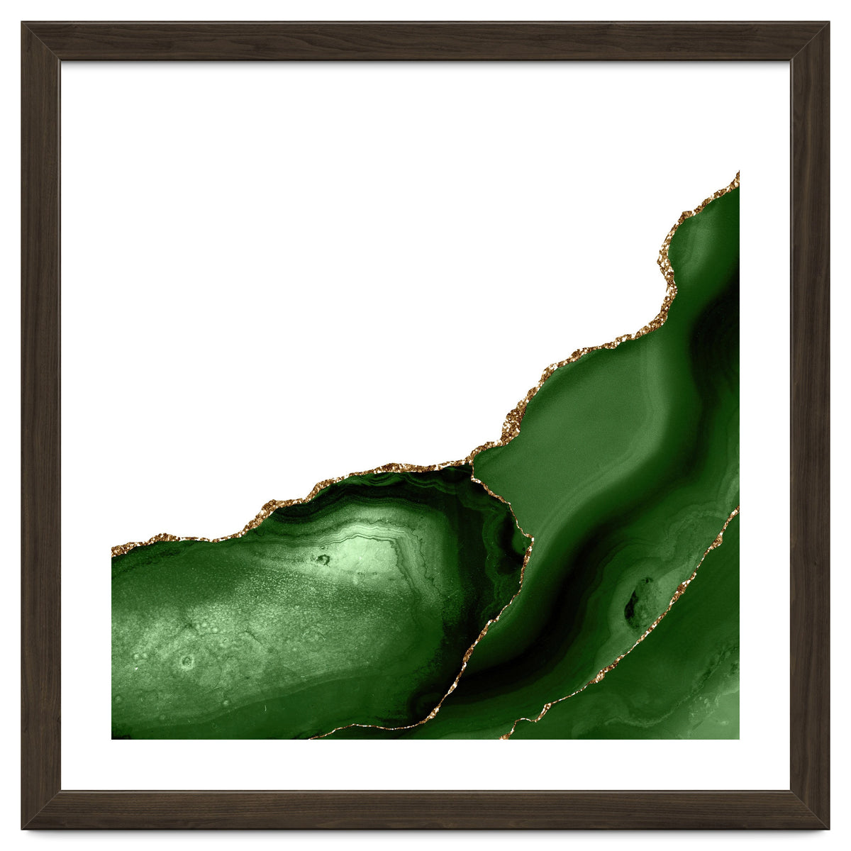 Green & Gold Agate Texture 26