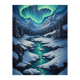 Ethereal Northern Lights: Arctic Winter Valley (Print Only) thumbnail