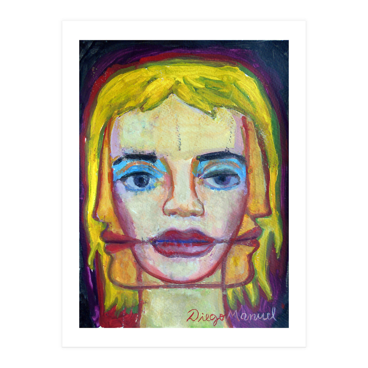 Cabeza De Mujer 17 (Print Only)