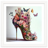 Floral Stiletto With Butterflies thumbnail