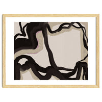 Time oil painting abstract