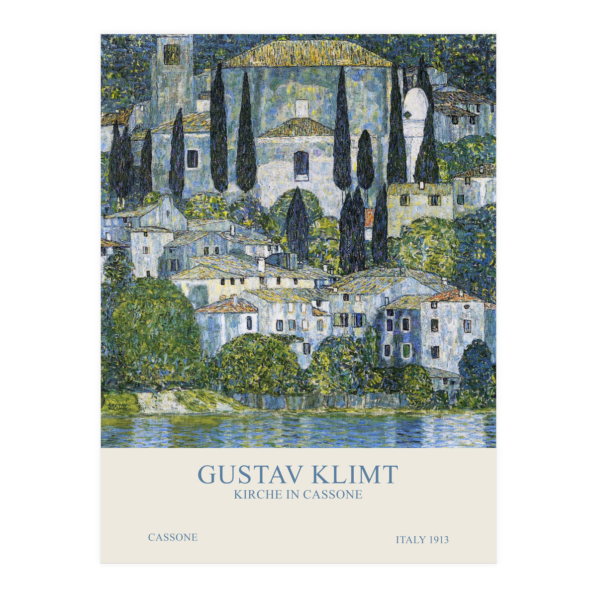 Gustav Klimt - Kirche in Cassone (Print Only)