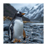 Gentoo Penguin Standing On A Rocky Shore (Print Only) thumbnail