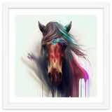 Wild Horse Face Portrait thumbnail