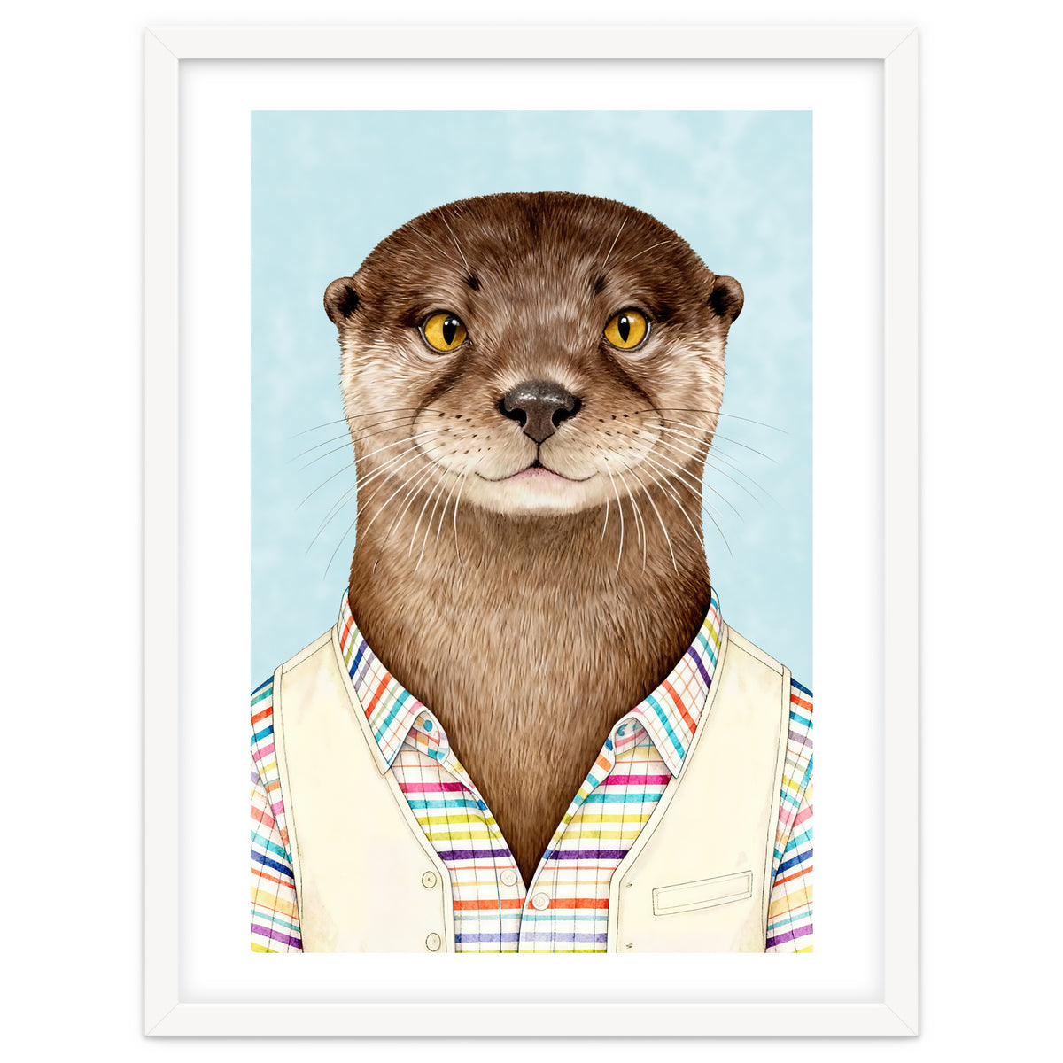 Otter Portrait in Jacket