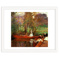 John Singer Sargent / 'The Boating Party', 1889, Oil on canvas, 88 x 92 cm.