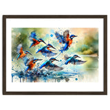 Kingfishers In Flight thumbnail