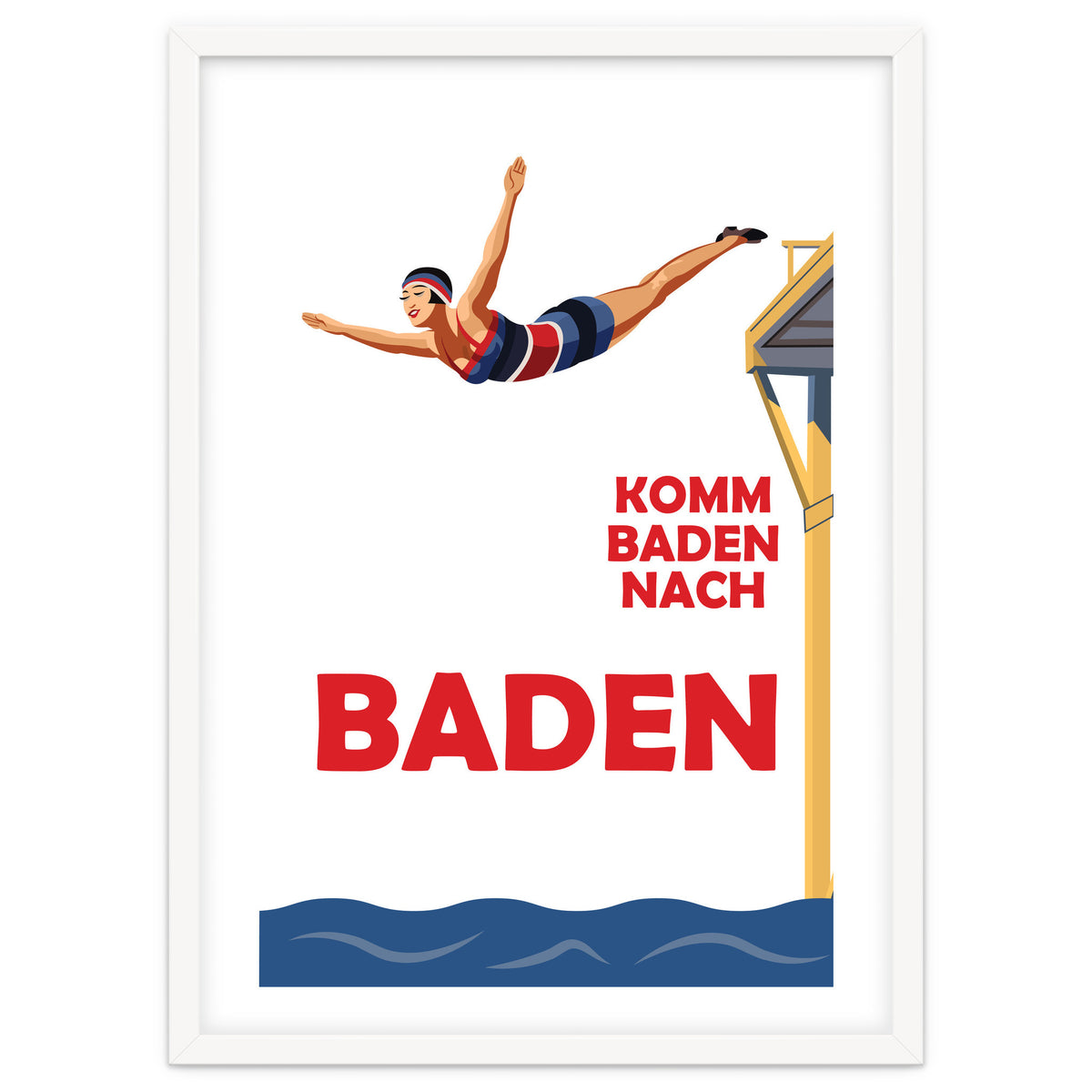 Baden Baden Swim Girl
