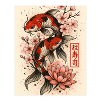 Koi fish Japanese (Print Only)